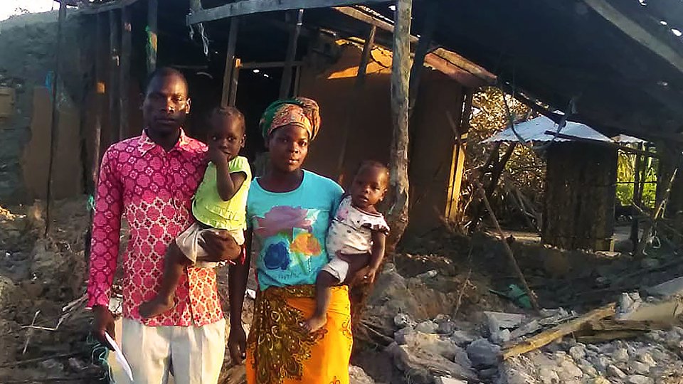 mozambique family tbm disaster relief water purification